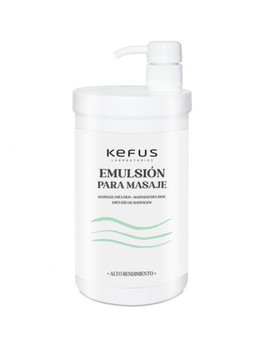 MULSÃO DE MASSAGEM PROFISSIONAL KEFUS 1000 ml, com dispensor