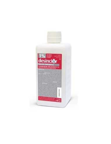 DESINCLOR CLORHEXIDINA DIGLUCONATO 1% SOLUCION ACUOSA COLOREADA 500 ml