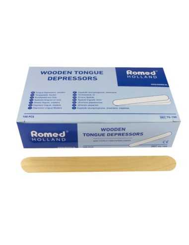 DEPRESORES MADERA CAJA 100 UND