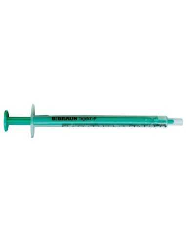 JERINGA DOS CUERPOS TUBERCULINA 1 ml INJEKT- F LUER CAJA 100 UDS