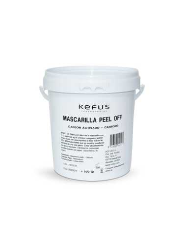 MASCARILLA PEEL OFF DE CARBON ACTIVADO, KEFUS, 200 GR.