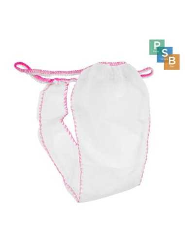 BRAGA TANGA COLOR BLANCO BOLSA DE 100UDS