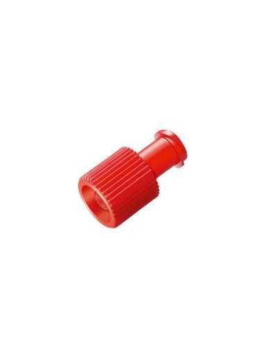 TAPON CONO COMBI LUER LOCK ROJO CAJA 100 UD