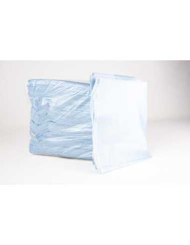 BABERO AZUL DESECHABLE 37X63 CM. CON BOLSILLO BOLSA 100 UDS