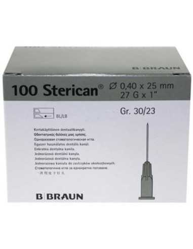 AGUJA 0,4mm X 25mm, 27G 1", CAJA 100 UDS. BRAUN MEDICAL