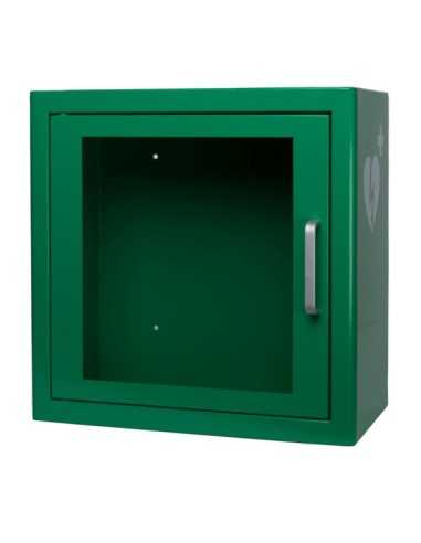 CABINA DESFIBRILADOR CON ALARMA VERDE