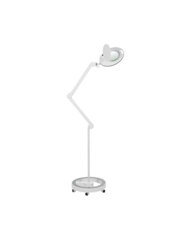 LAMPARA LUPA 5 DIOPTRIAS LUZ LED CON BASE RODABLE