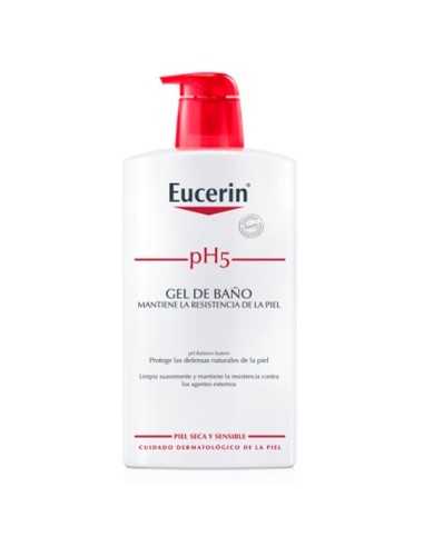 PH5-EUCERIN GEL BAÑO 1 L