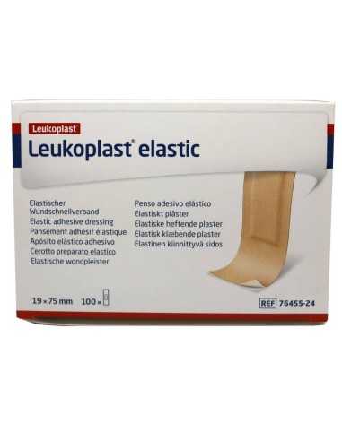 TIRITAS RECTANGULARES LEUKOPLAST SIN LATEX CAJA 100 19X75