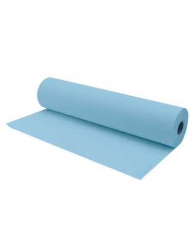 ROLLO PAPEL CAMILLA AZUL 58 CM X 80 MTS. SIN PRECORTE (CAJA 6 UDS)